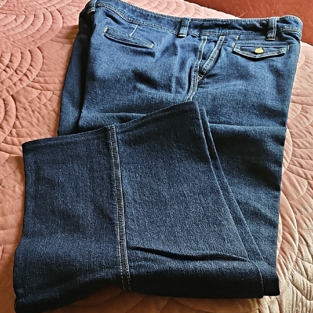 Jones Wear Dark Blue Flare Jeans